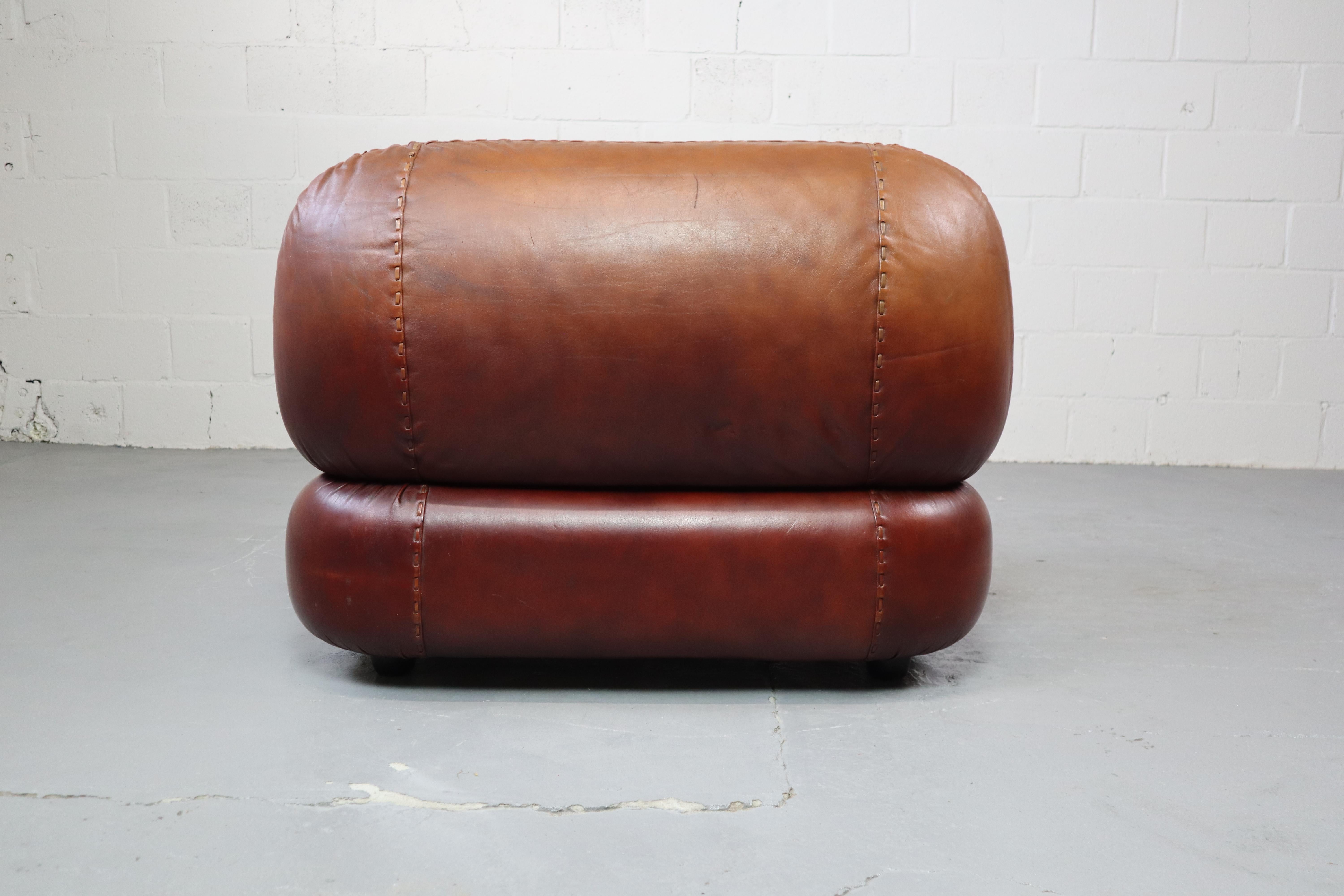 Sapporo lounge chair produced by Mobil Girgi Italy 1970's 1