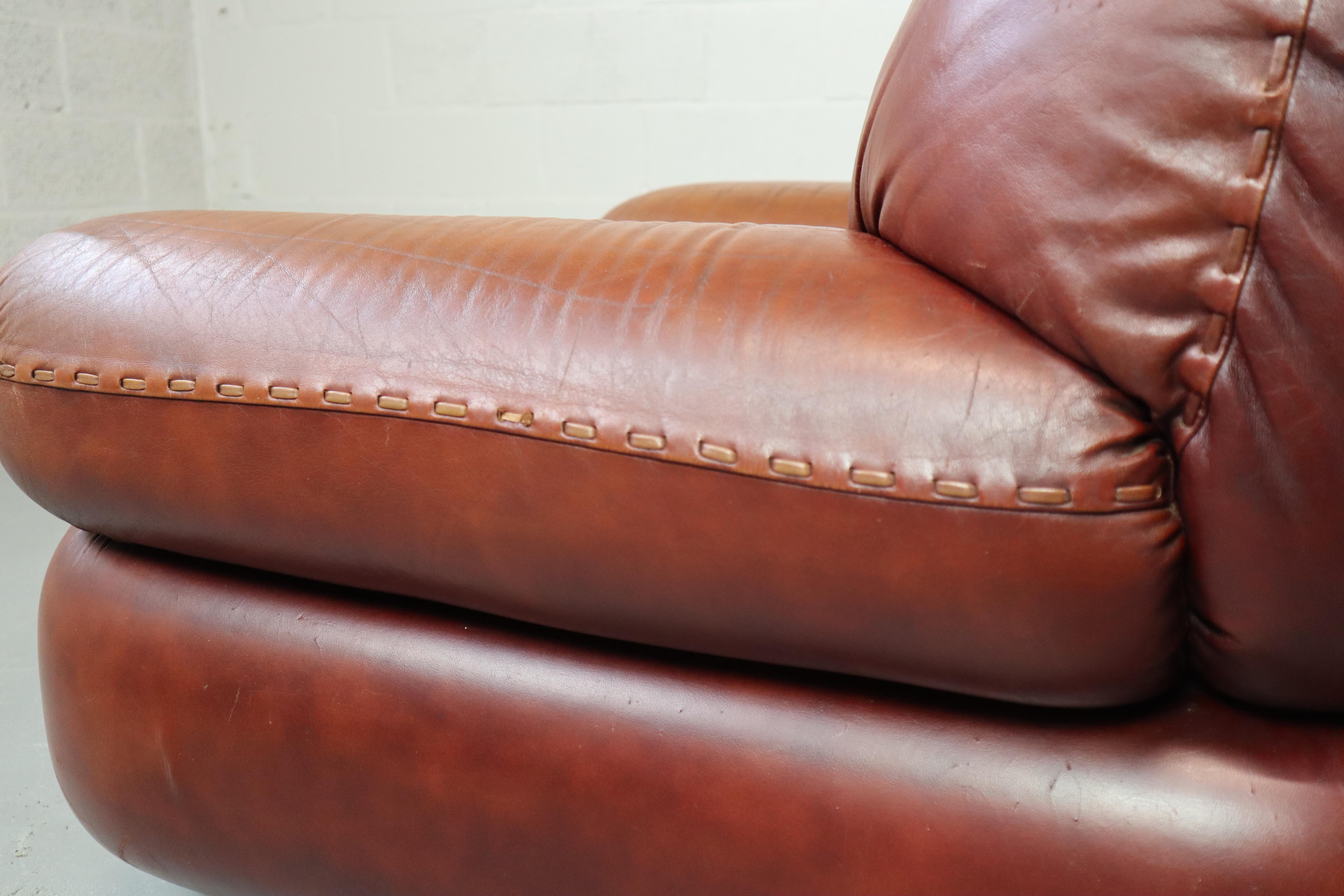 Sapporo lounge chair produced by Mobil Girgi Italy 1970's 2