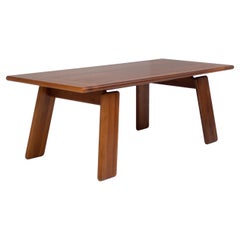 Sapporo Table in Walnut by Mario Marenco for Mobil Girgi, 1970s