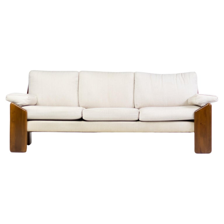 Sapporo Walnut Sofa and Arm Chair by Mobil Girgi For Sale