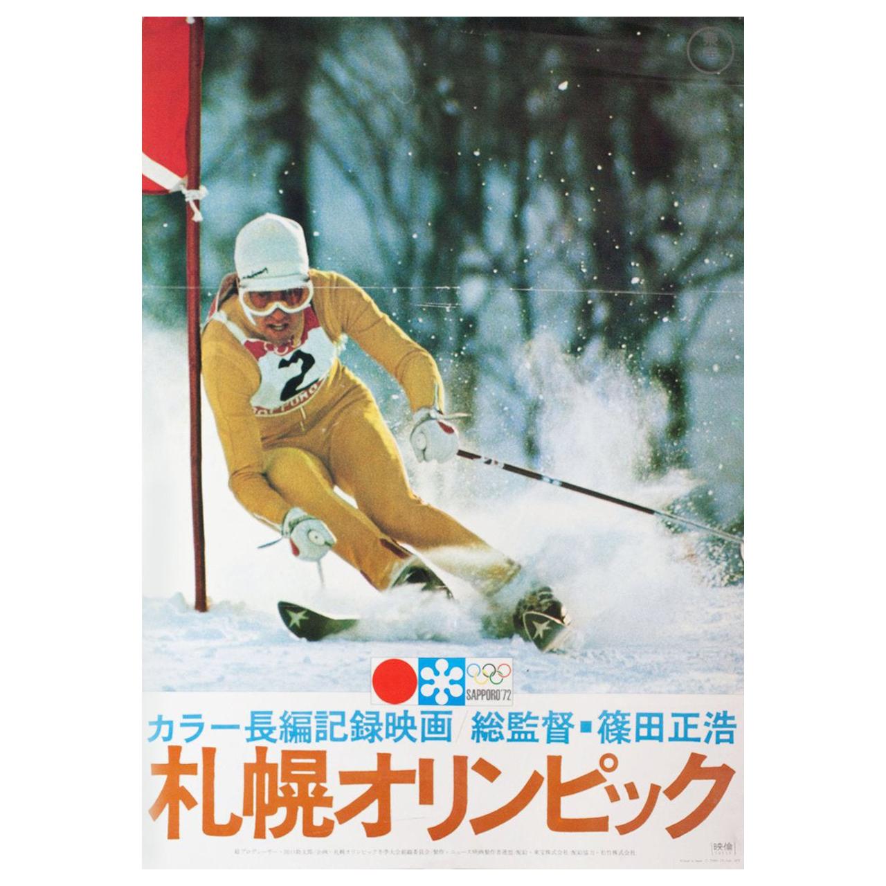 Sapporo Winter Olympics 1972 Japanese B2 Film Poster