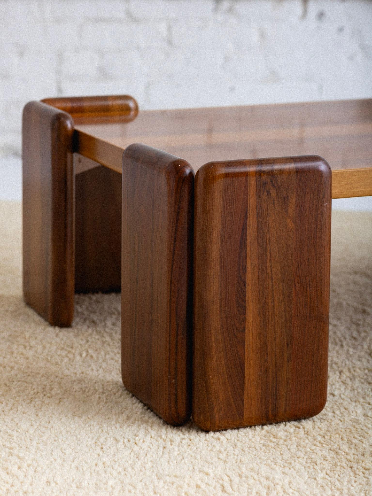 20th Century 'Sapporo' Wood Coffee Table by Mario Marenco for Mobil Girgi