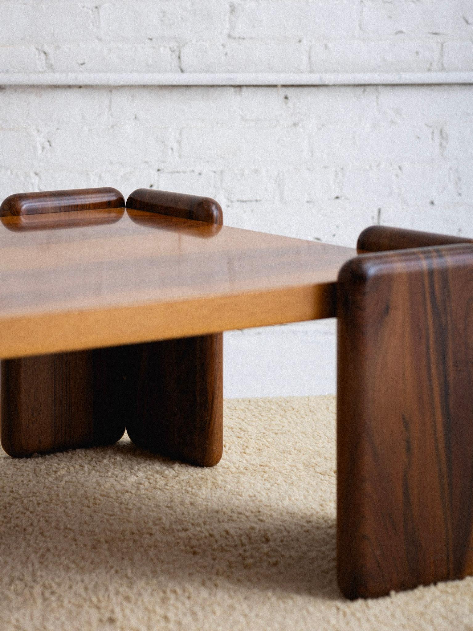 'Sapporo' Wood Coffee Table by Mario Marenco for Mobil Girgi 1