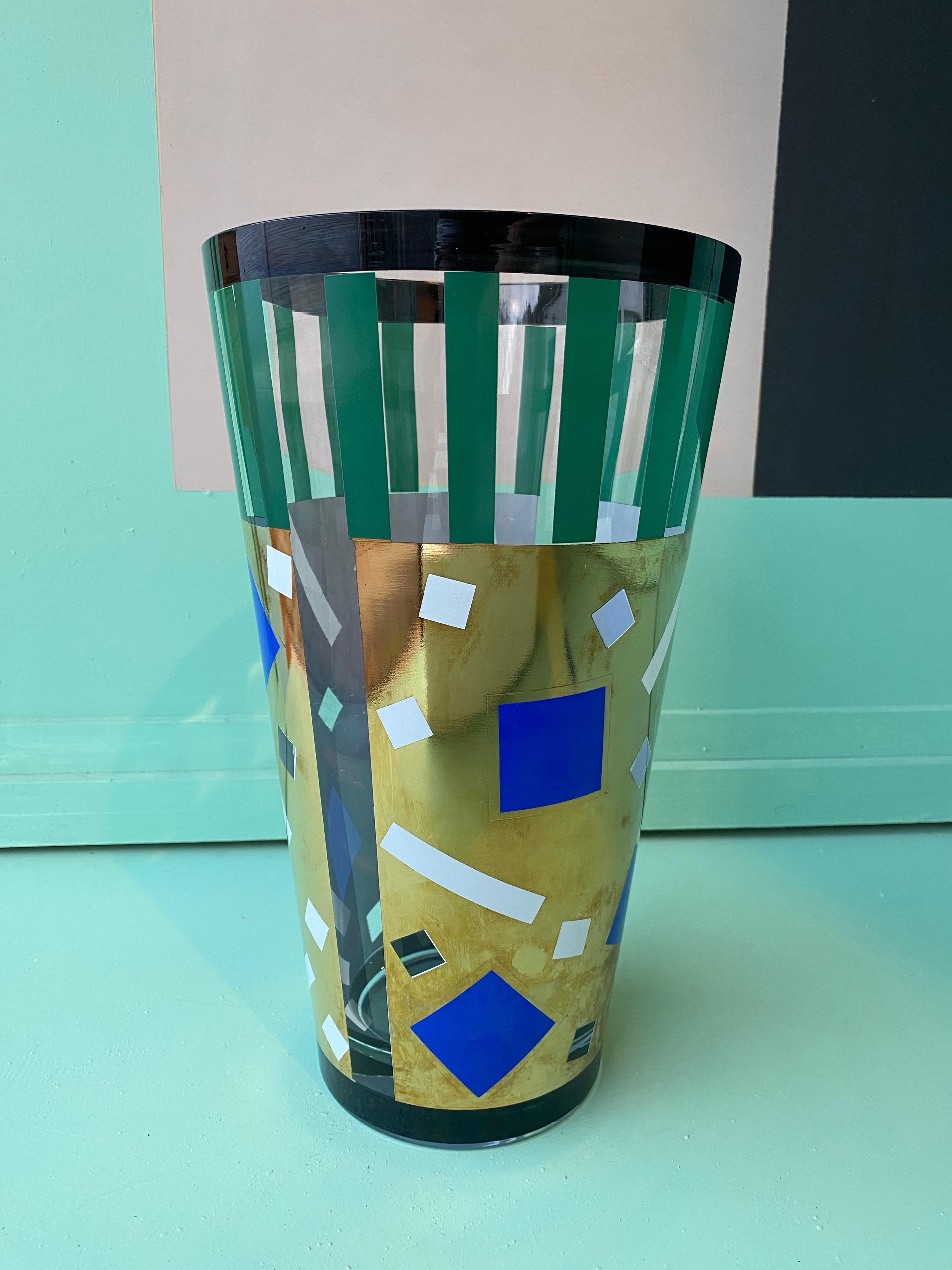 Vase Saqqarah de Nanae Umeda, imprimé par Egizia pour Sottsass Associati 1995 en vente 3