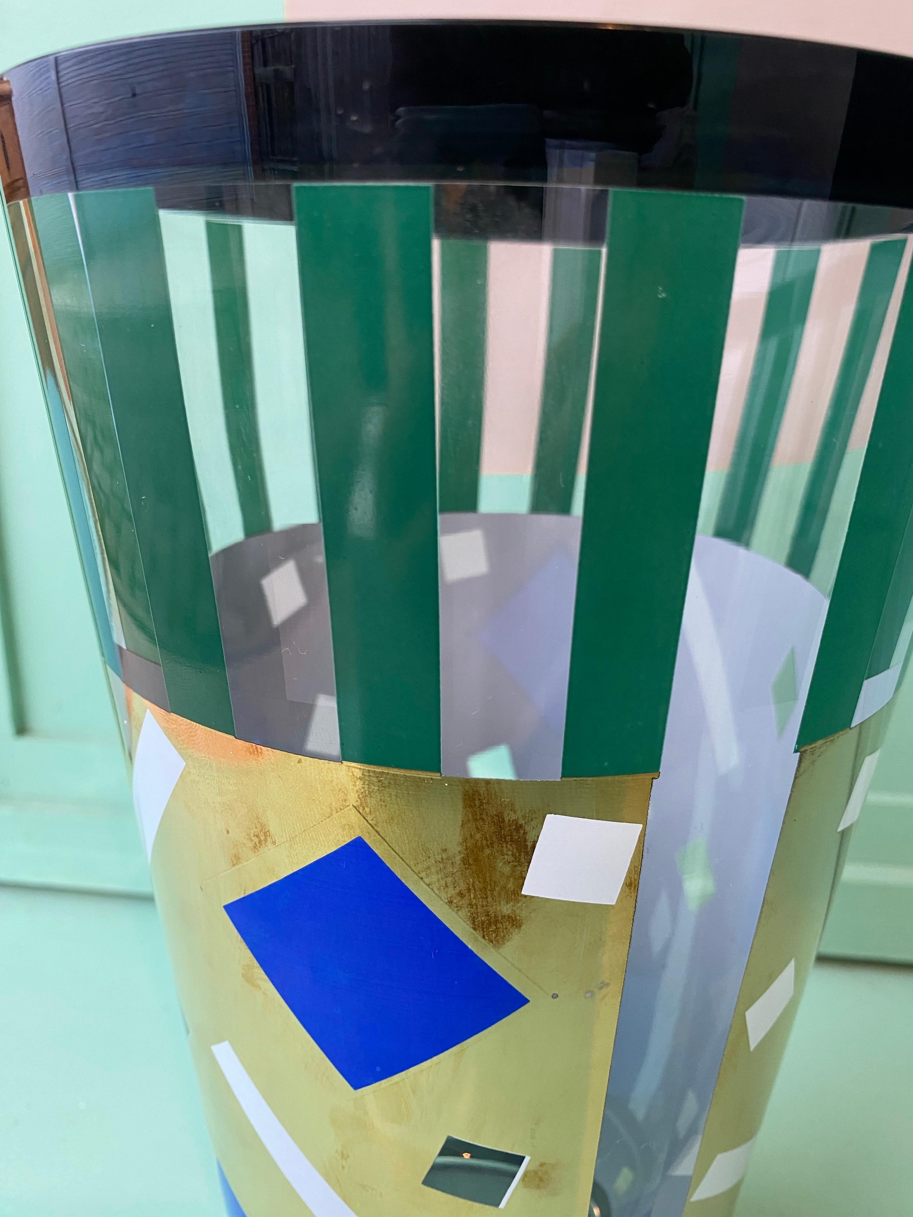 Vase Saqqarah de Nanae Umeda, imprimé par Egizia pour Sottsass Associati 1995 en vente 5