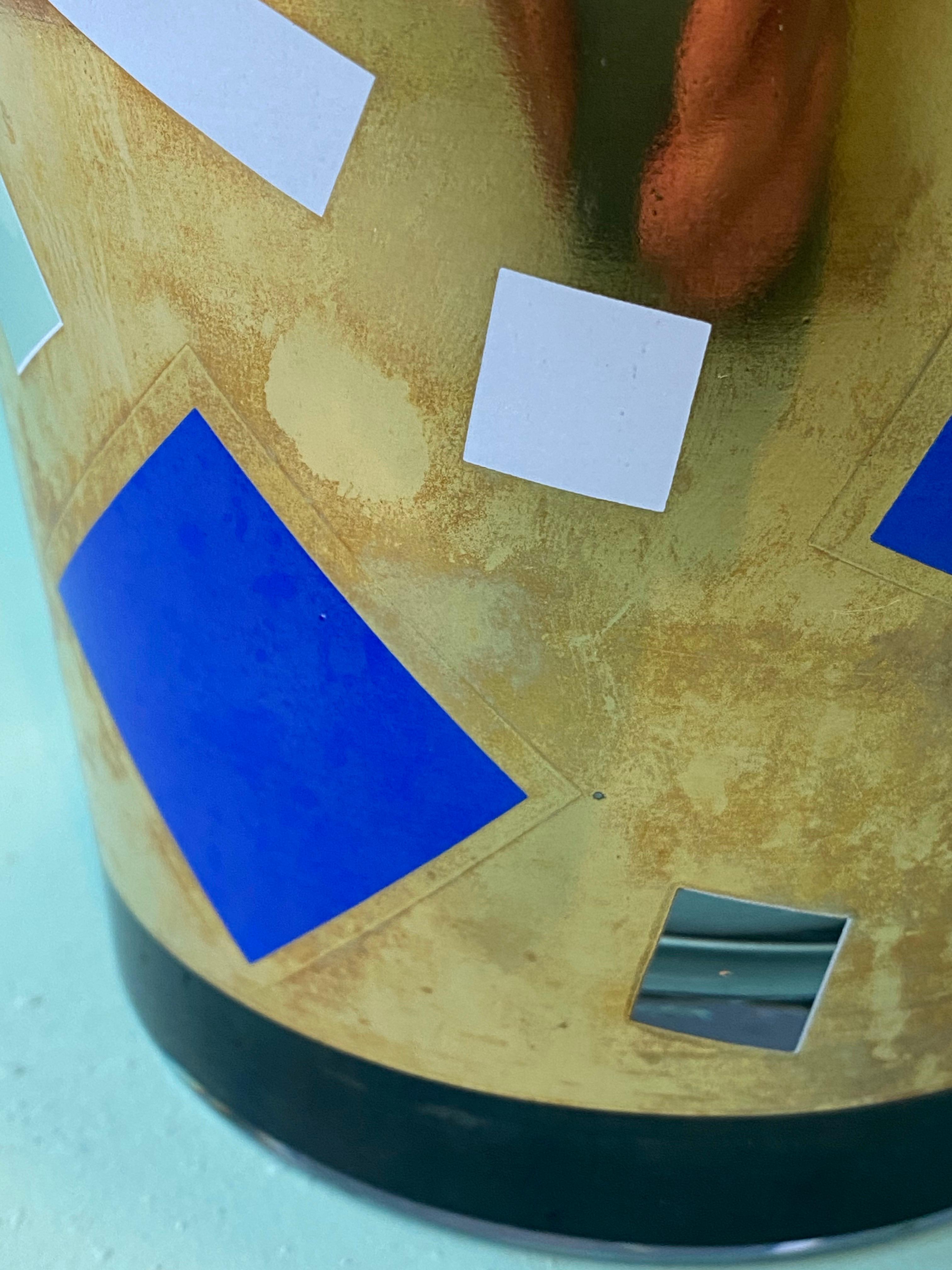 Vase Saqqarah de Nanae Umeda, imprimé par Egizia pour Sottsass Associati 1995 en vente 7