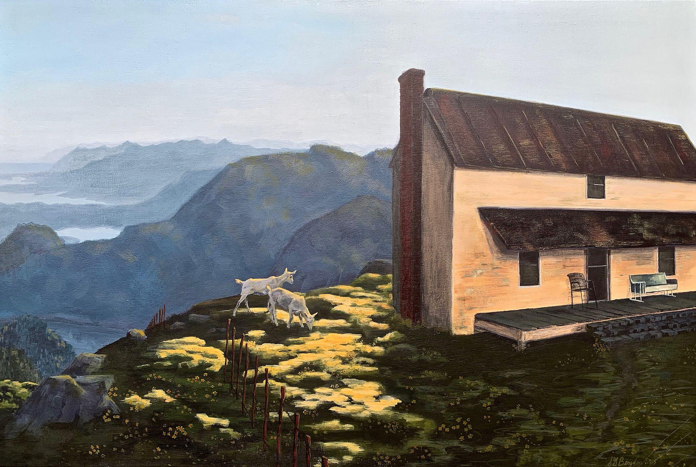 Goat Mountain, Painting, Acrylic on Canvas