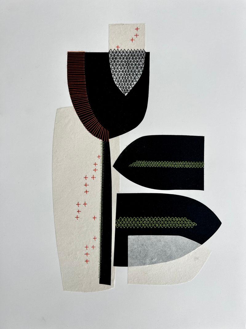 Farrago 01 - Mixed Media Art by Sara Burgess