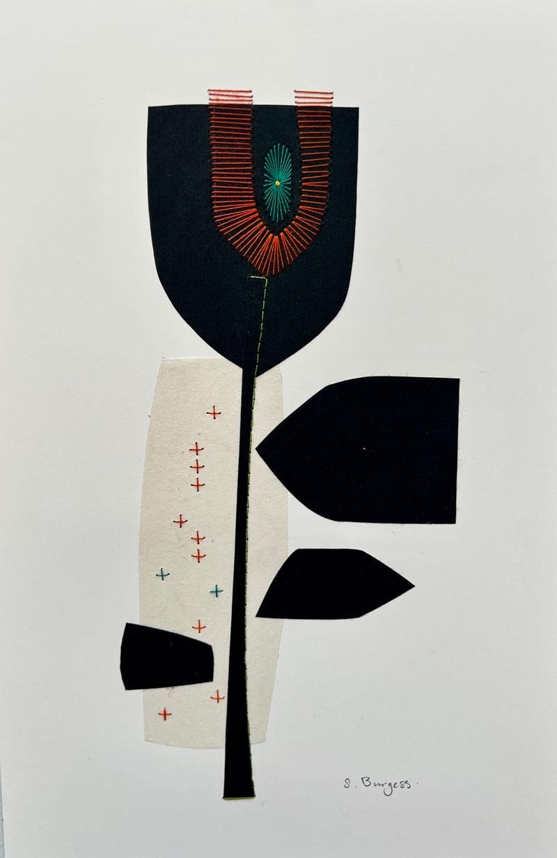 Farrago 03 - Mixed Media Art by Sara Burgess