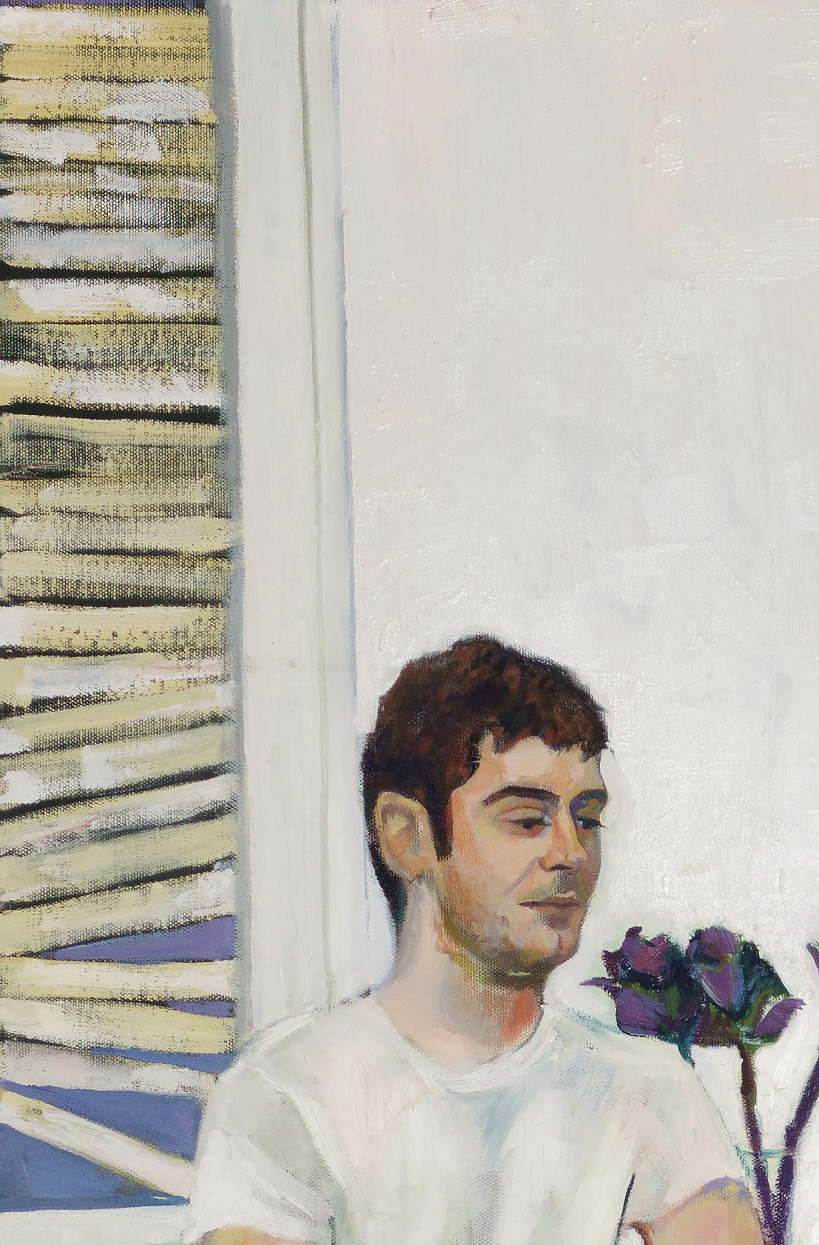 “Again you found me” (Carter and Luca) - Painting by Sara Chess