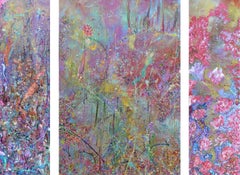 Mindful Garden (Triptych comprised of 3 individual panels)