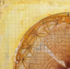 Ohne Titel (4 Blütenblätter): Enkaustik-Kunstwerk