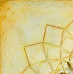 Senza titolo (Petali di fiore di conifera) : Opera d'arte ad encausto