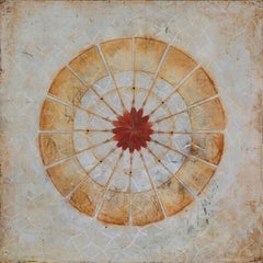 Used Untitled (Daisy Wheel) : Encaustic work of art