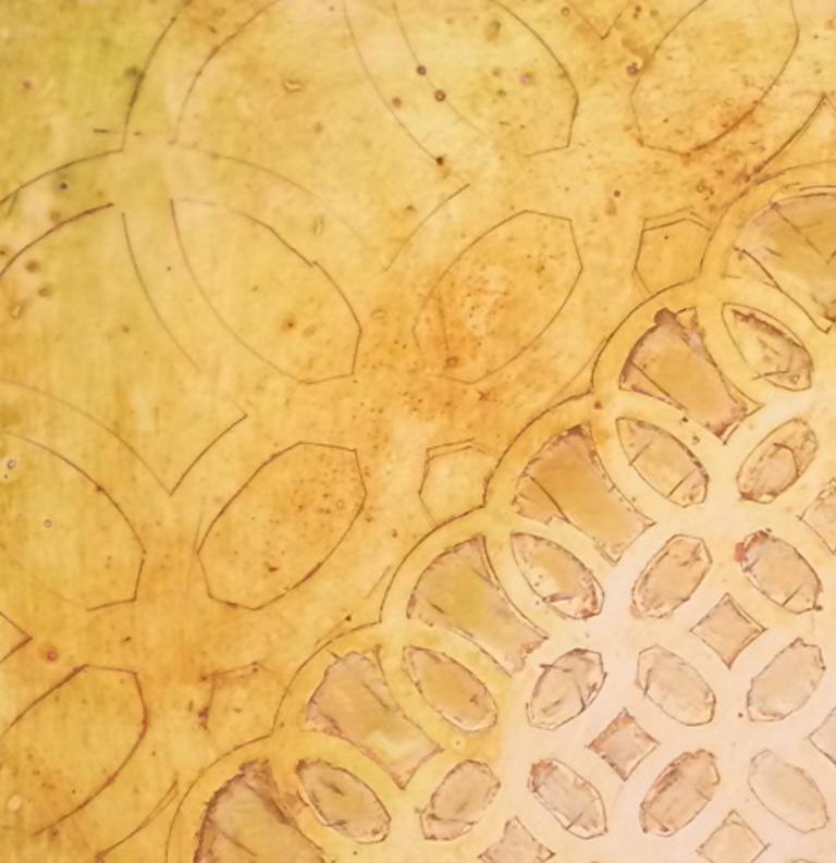 Encaustic work of art by an acclaimed Maine artist Sara Crisp. 

Sara Crisp draws inspiration from the delicate balance between the natural and the human-made worlds. Through masterful use of encaustic, an ancient method of painting using wax and