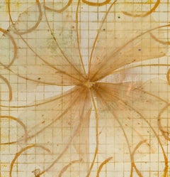 Senza titolo (Croce di petali) : Opera d'arte ad encausto