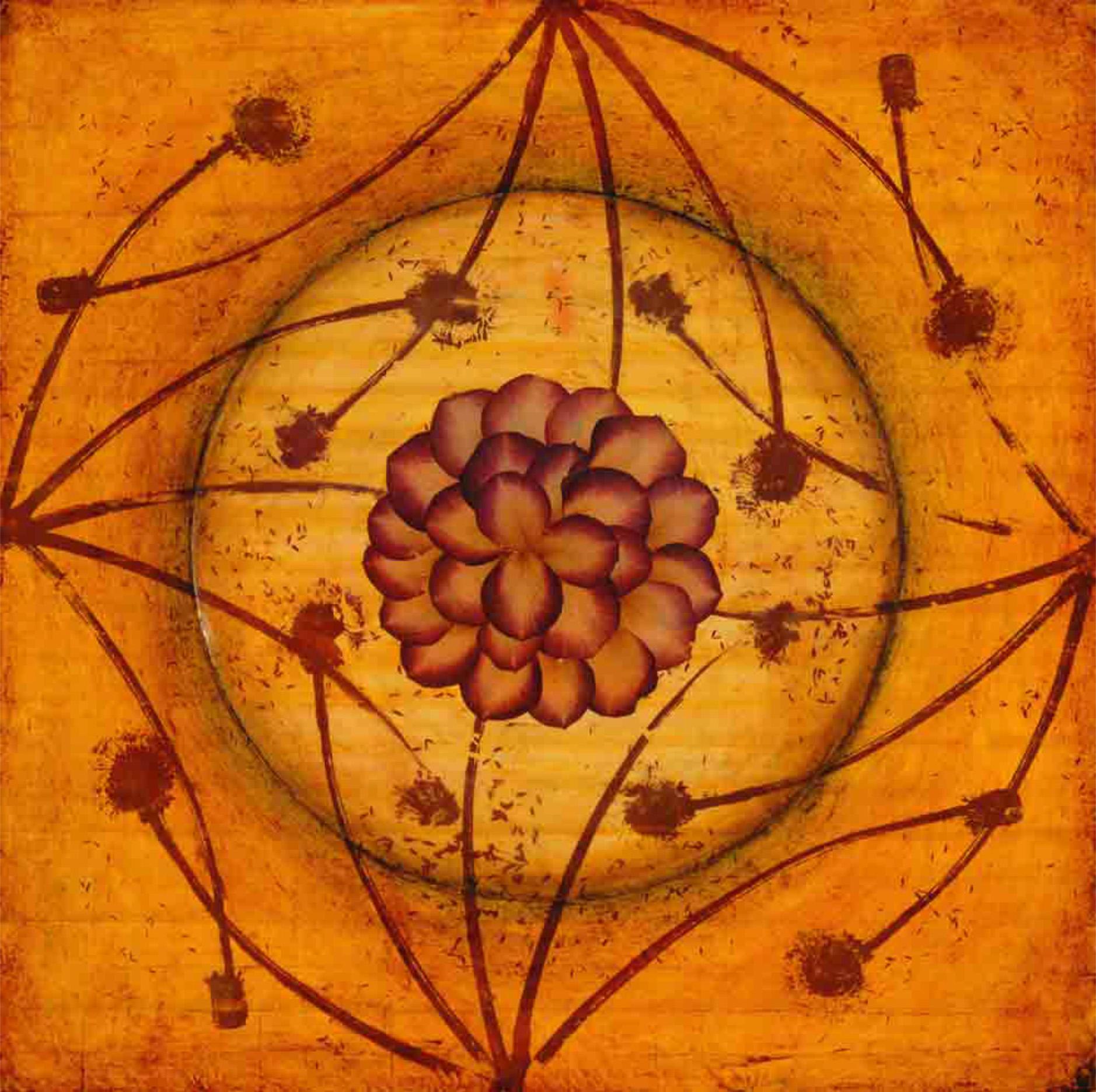 Untitled (Spin) : Encaustic work of art - Mixed Media Art by Sara Crisp