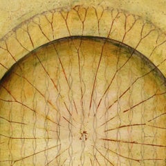 Senza titolo (Ruota/Loto) : Opera d'arte ad encausto