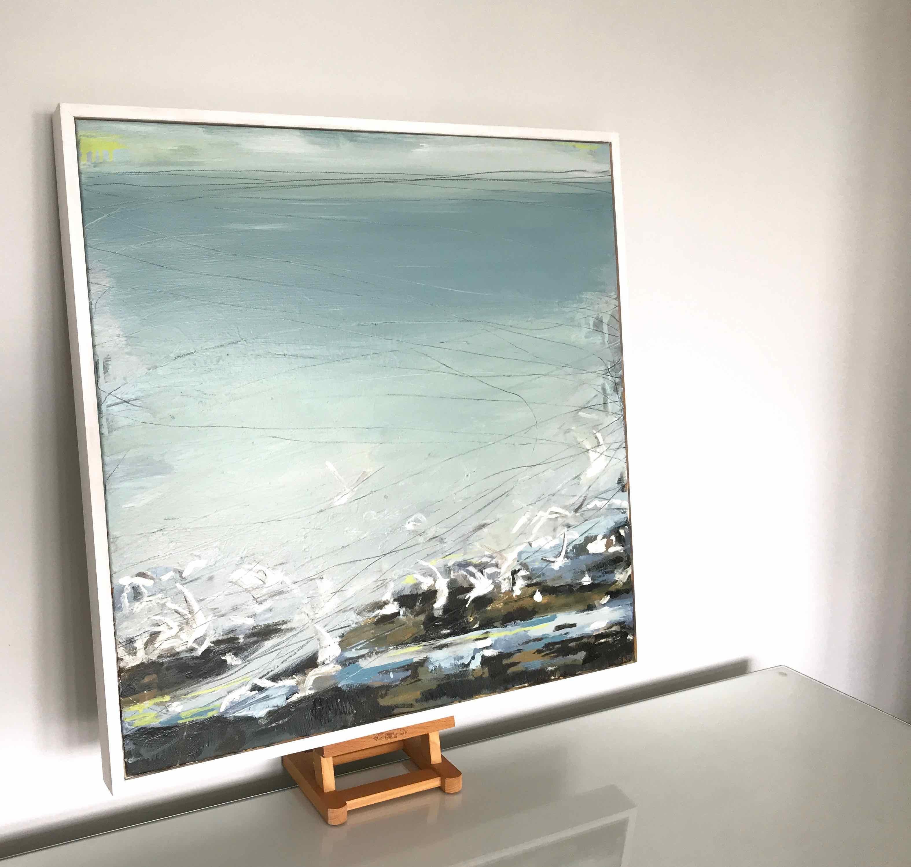 Incoming Tide: Oil Painting by Sara Dudman RWA For Sale 1