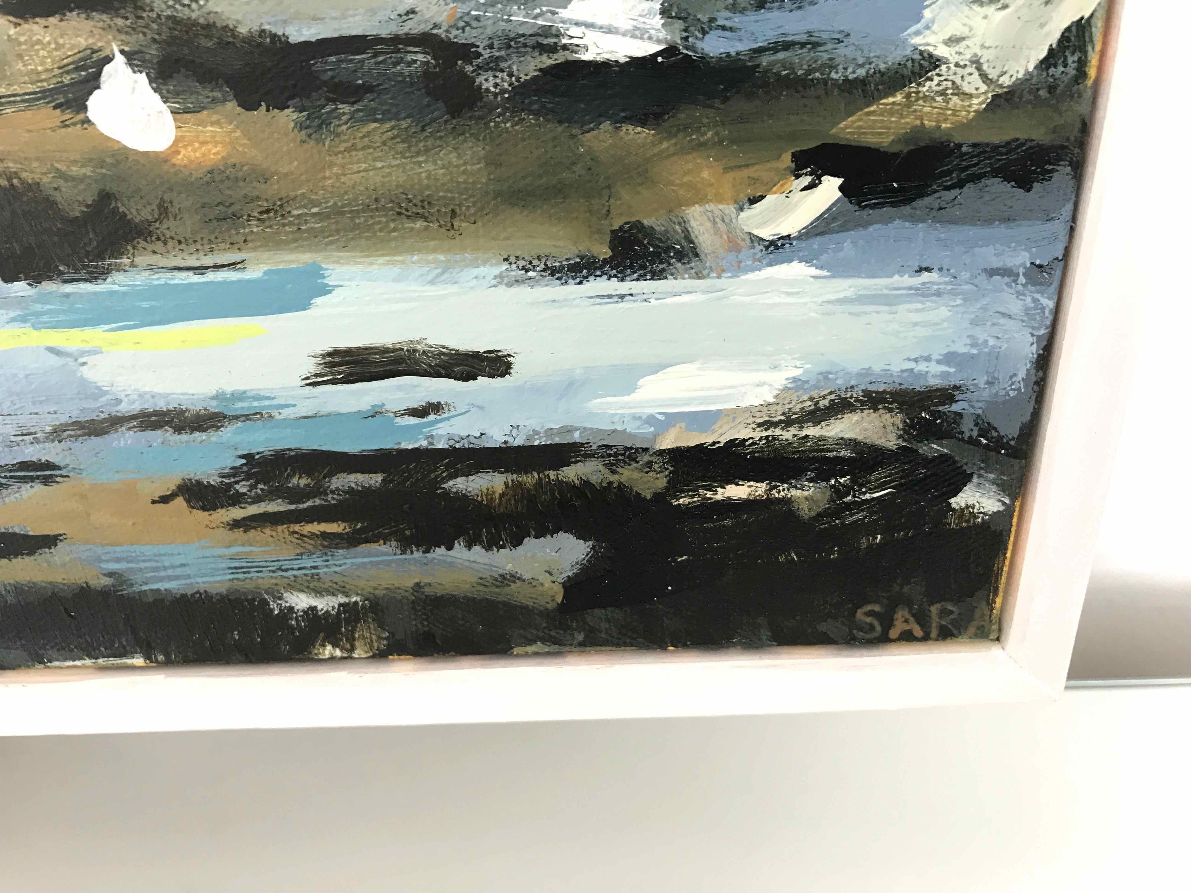 Incoming Tide : Peinture à l'huile de Sara Dudman RWA en vente 5