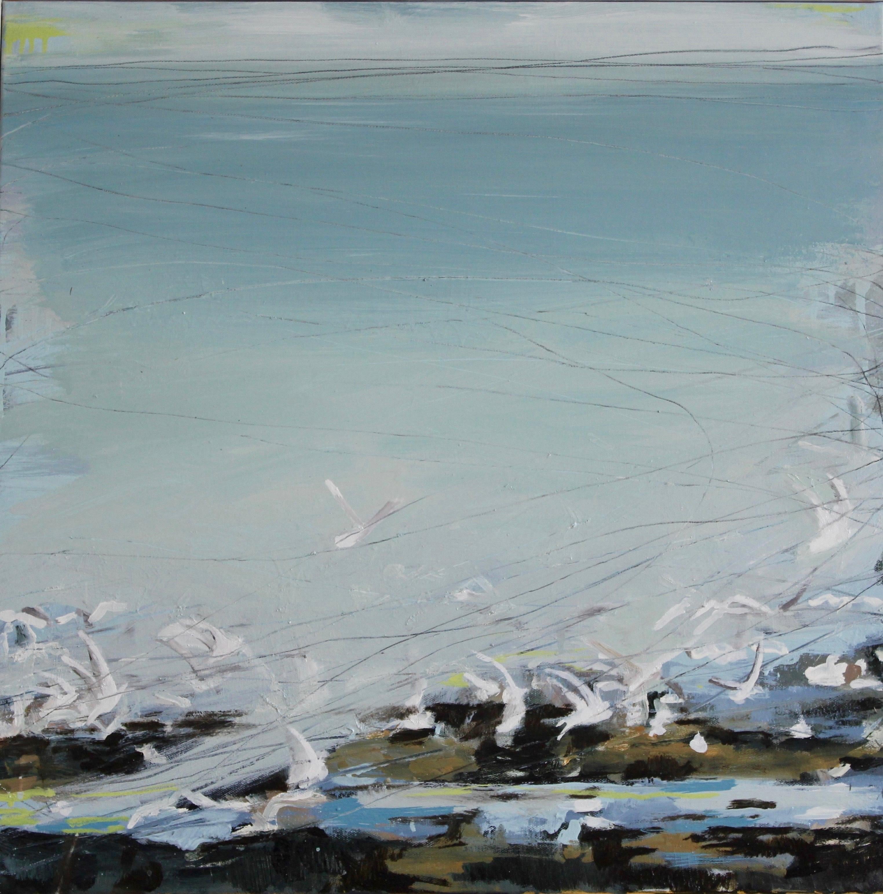 Incoming Tide: Oil Painting by Sara Dudman RWA