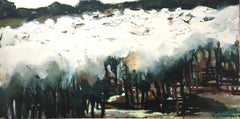 Rounding Up (June) II: Oil Painting by Sara Dudman RWA