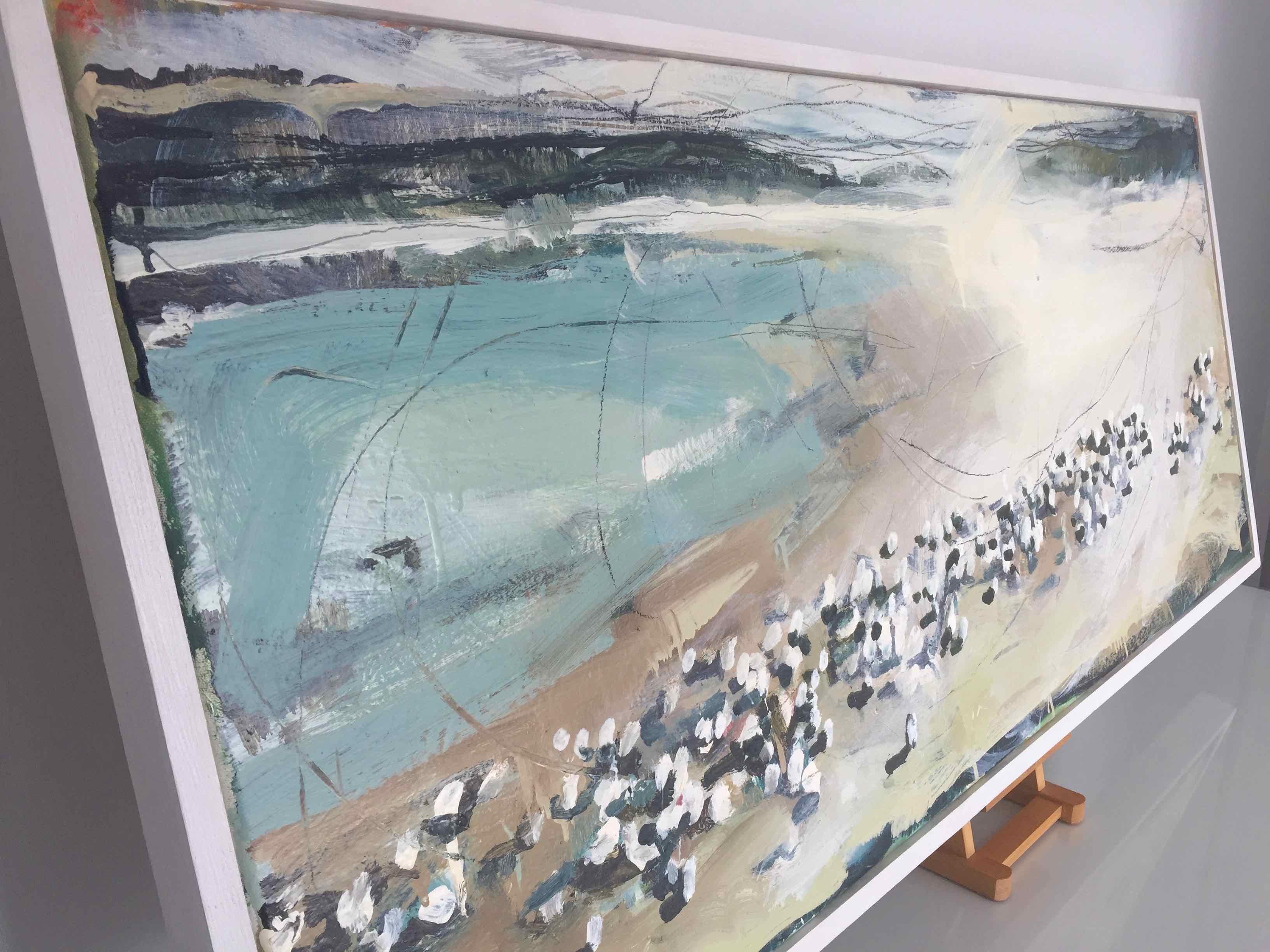 Sandpipers and Arctic Terns: Oil Painting by Royal West Acadamician 1