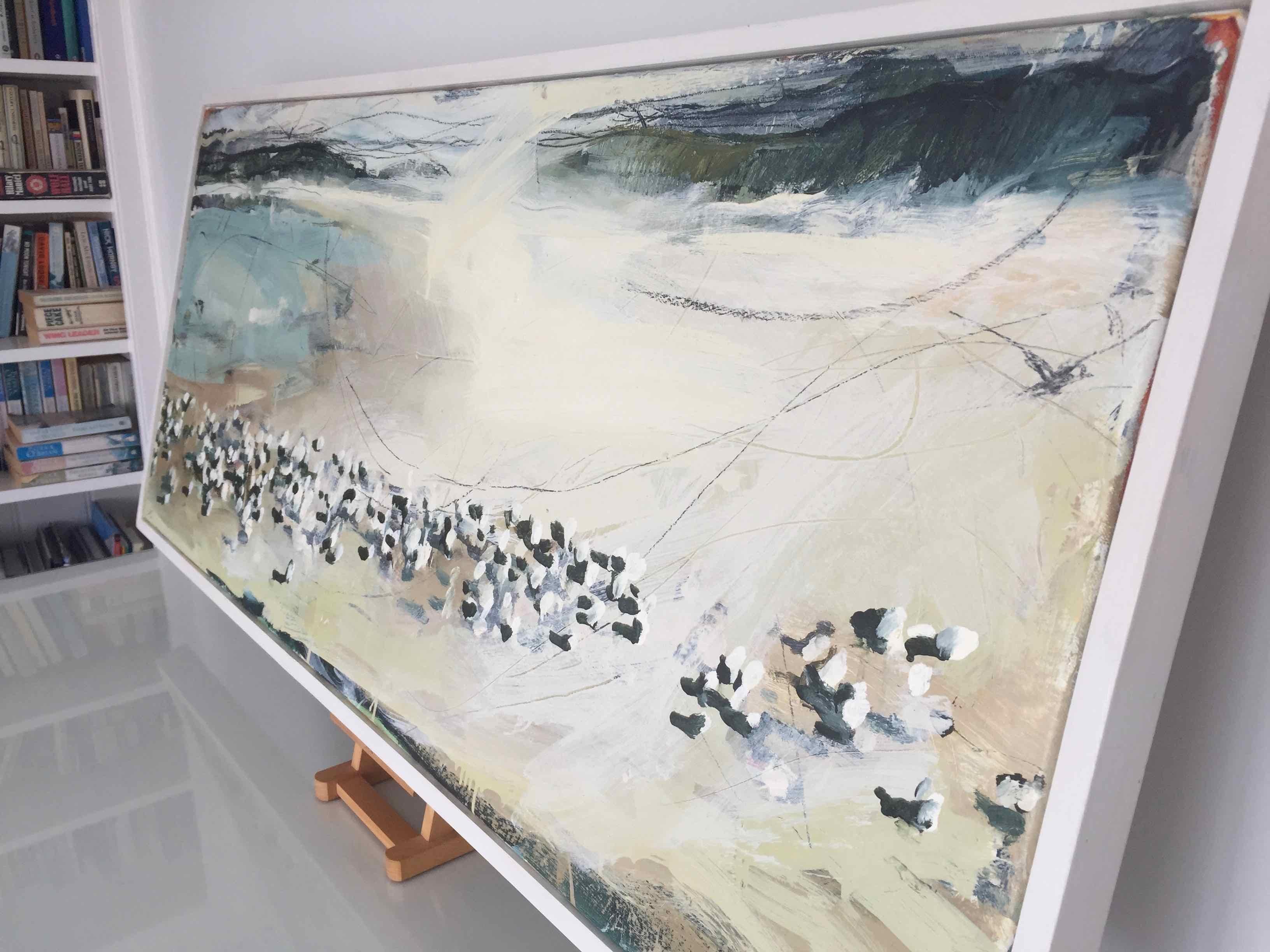 Sandpipers and Arctic Terns: Oil Painting by Royal West Acadamician 2