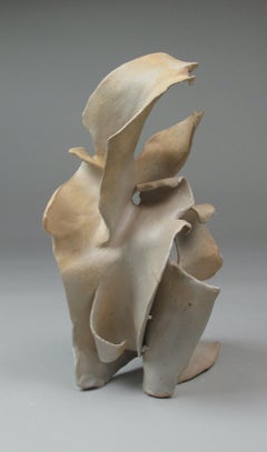 "Rustikal", Contemporary, Gestisch, Keramik, Creme, Weiß, Grau, Skulptur, 2024