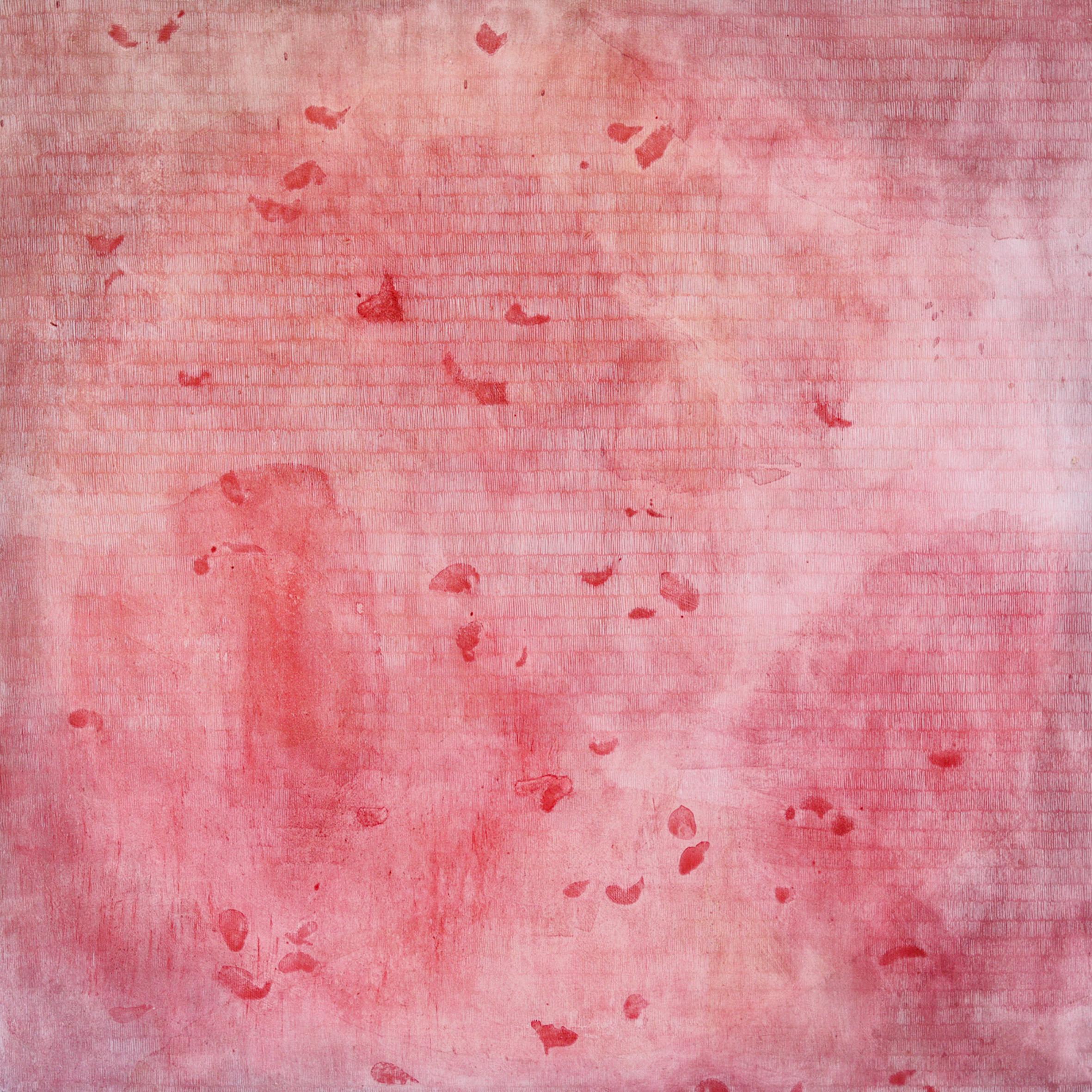 Œuvre originale de Sara Freeman.
La défaite de Mara, cire et tempera à l'œuf sur panneau, 120cm x 120cm, 2023. Signé au revers. S'accroche aux anneaux en D. Le marquage se fait à main levée à l'aide d'un outil de gravure.

Le processus de