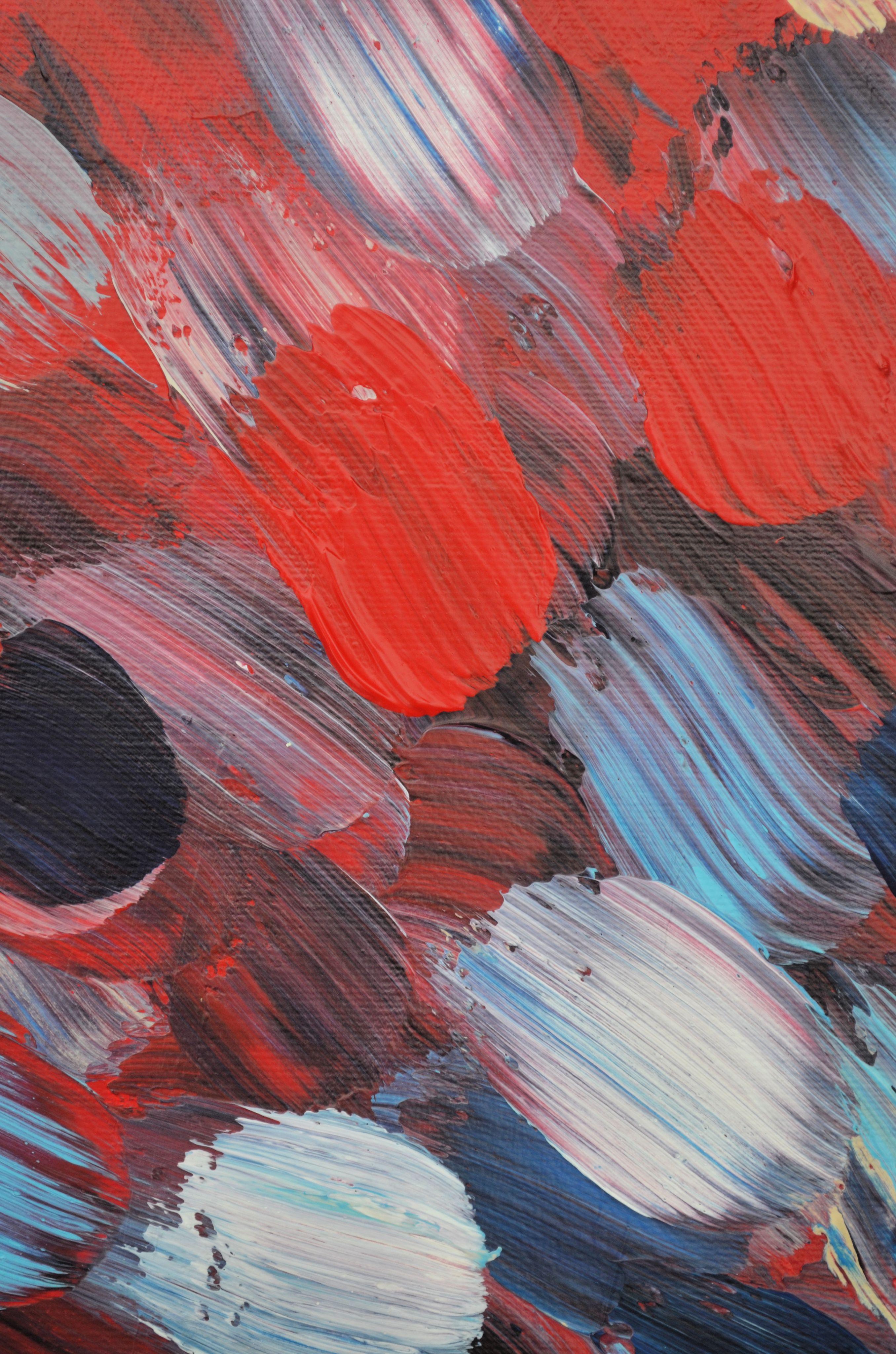 Activo, Pintura, Acrílico sobre lienzo - Painting Abstracto de Sara Gardner