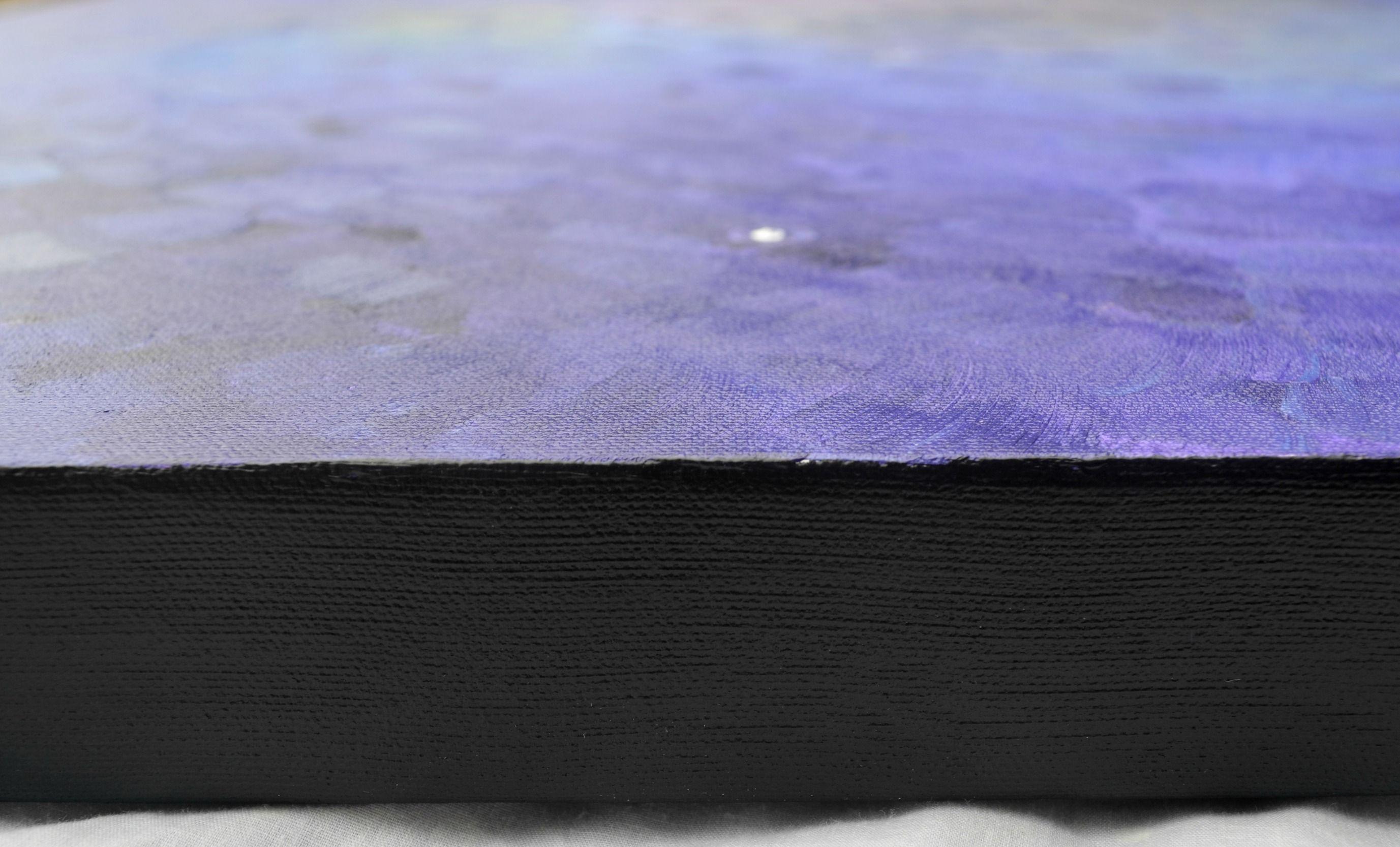Purple Rain, Painting, Acrylic on Canvas For Sale 2