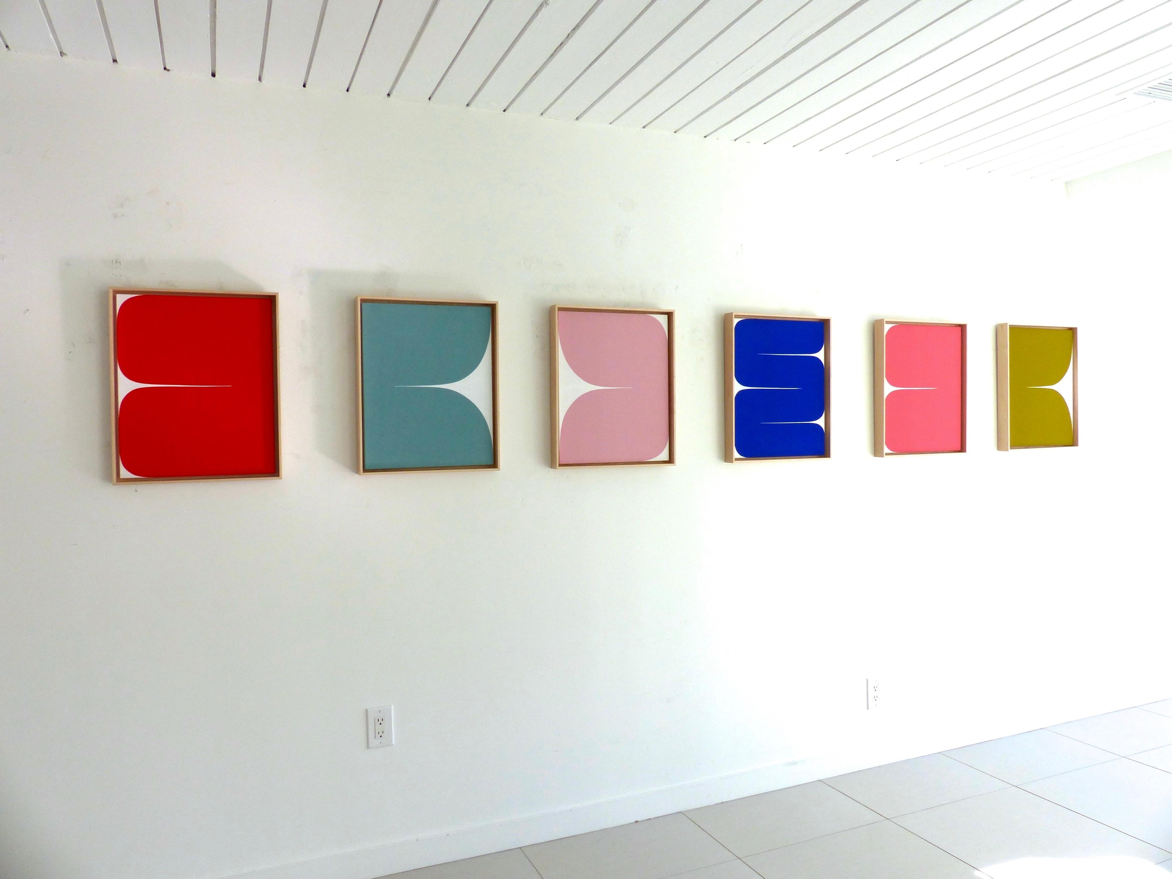 New Alphabet (The Graduate), Contemporary, Abstract, Color- Blocking, Painting For Sale 1