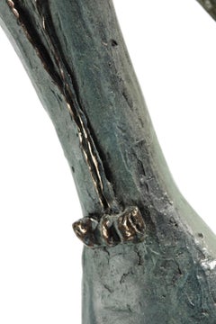 Gin Fizz - slim figurative bronze statue