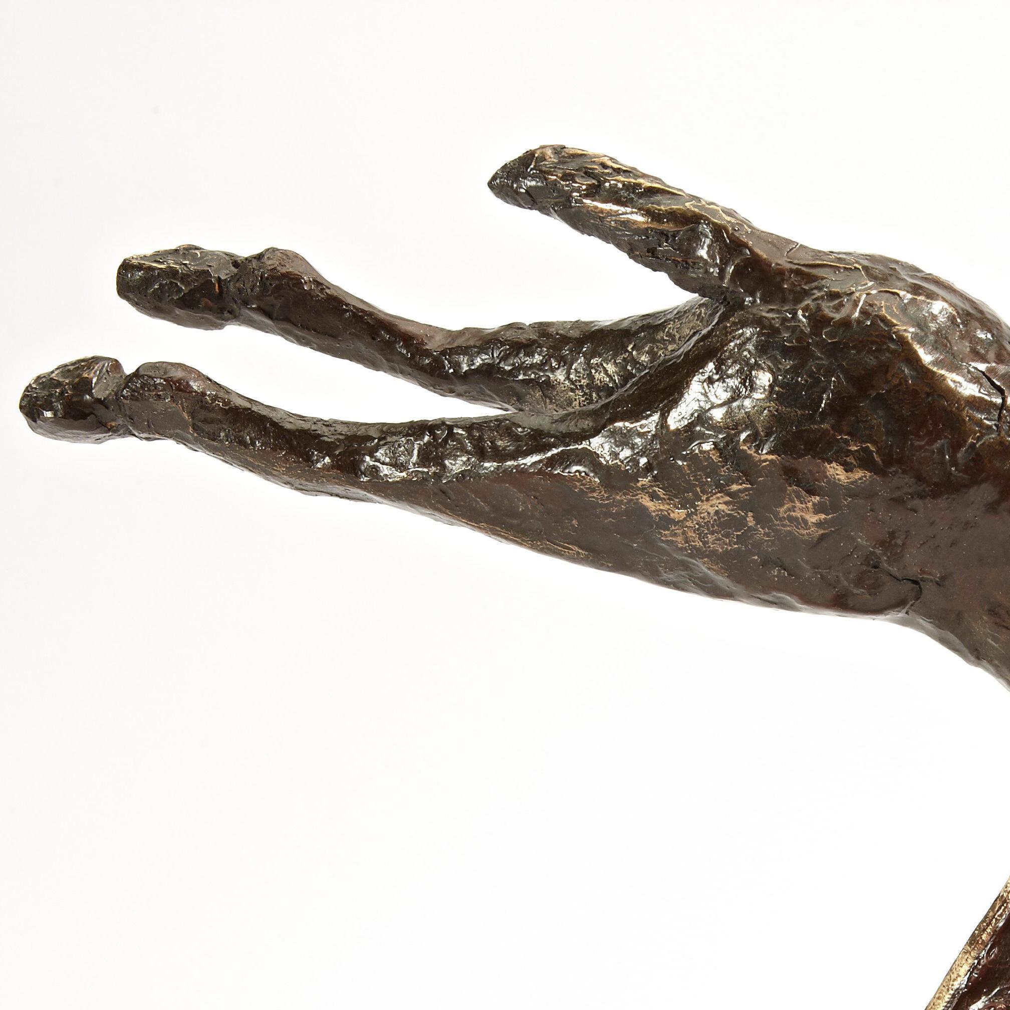 Joie de Vivre -contemporary figurative horse bronze sculpture  - Sculpture by Sara Ingleby-Mackenzie