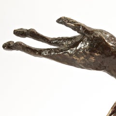 Joie de Vivre -escultura figurativa contemporánea de caballo en bronce