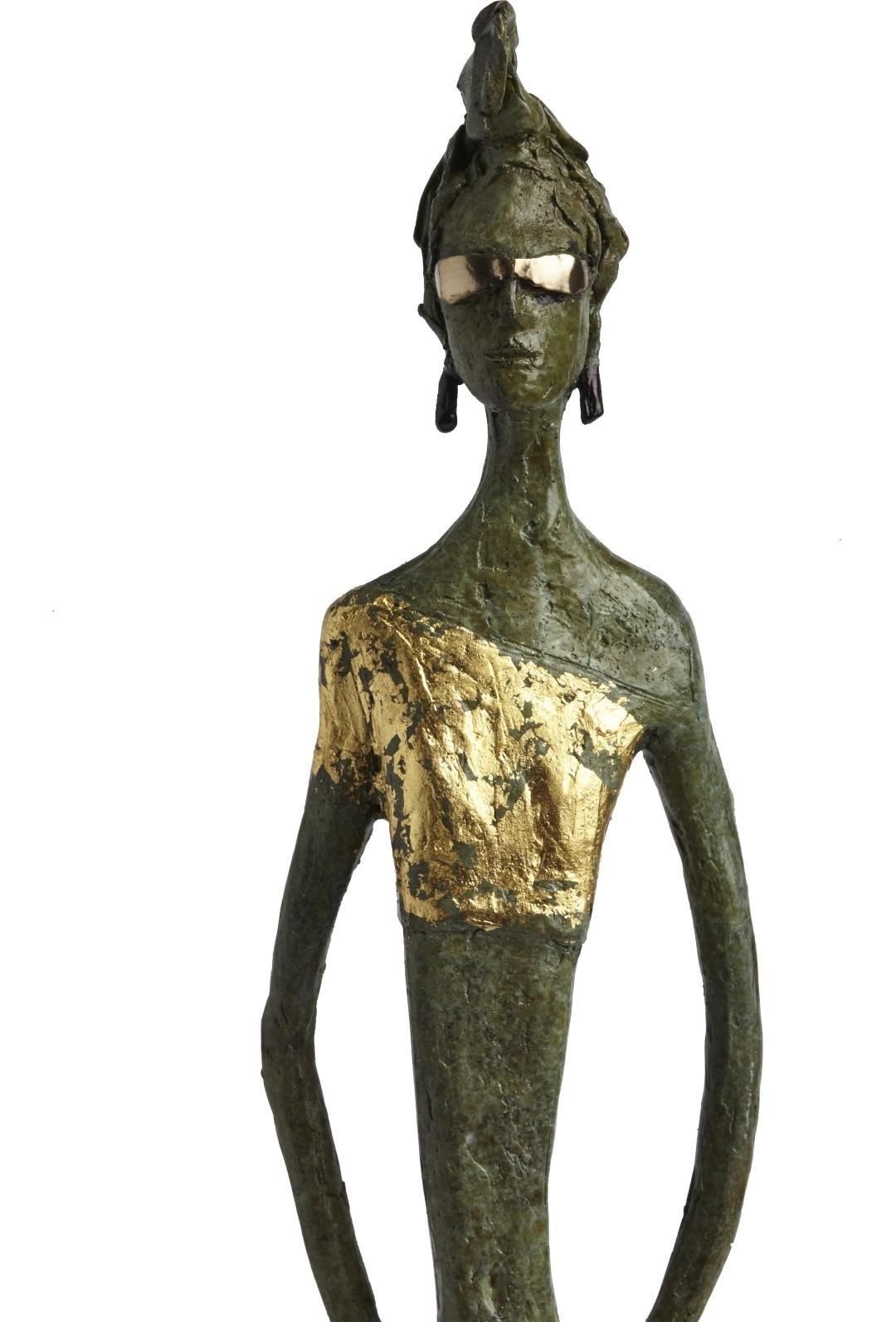 Mint Julep - slim figurative bronze statue - Sculpture by Sara Ingleby-Mackenzie