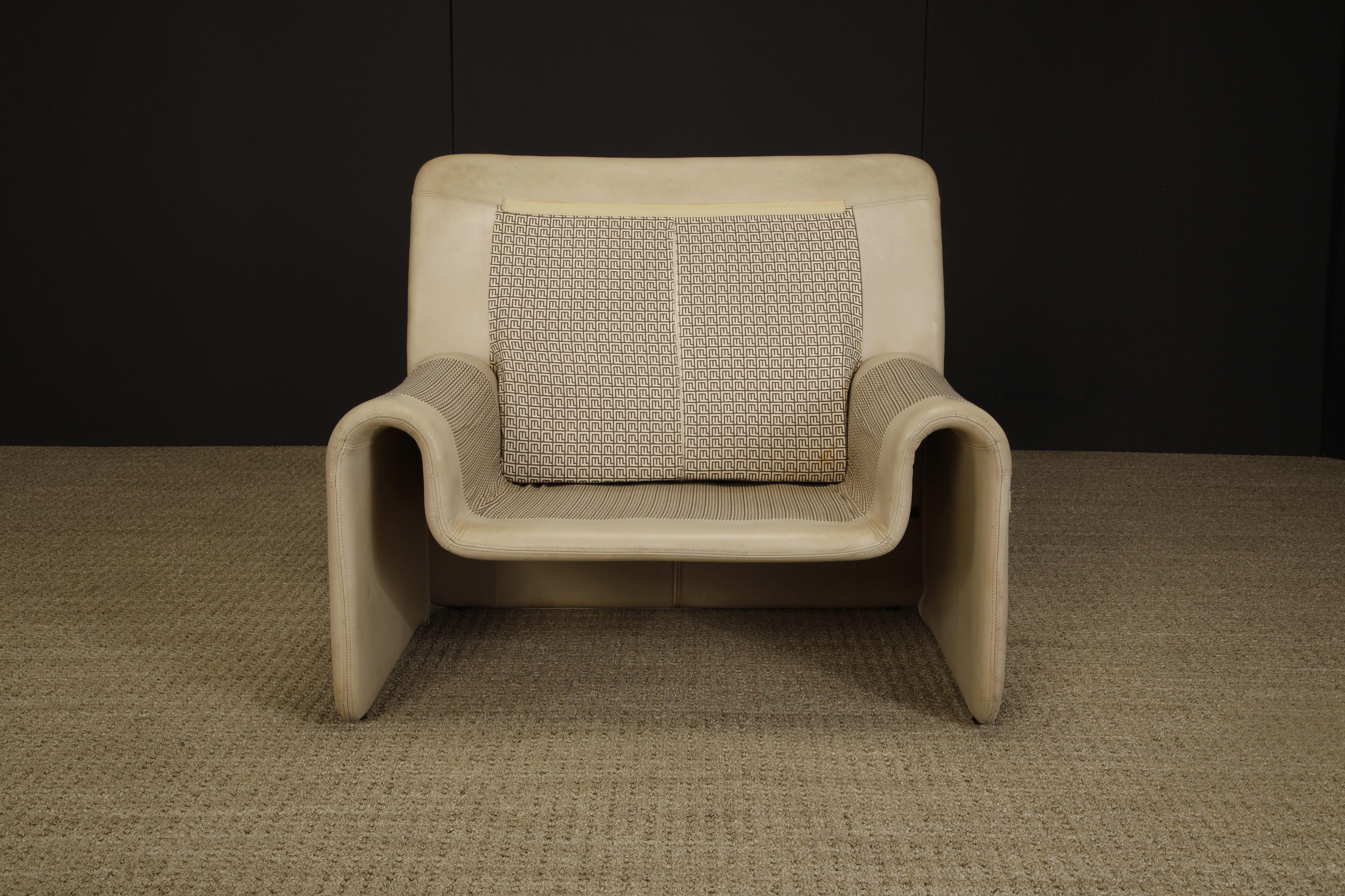 'Sara' Leather Lounge Chairs by Guido Faleschini for Mariani, c 1971, Signed For Sale 12