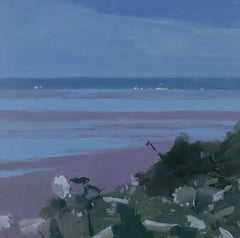 "Queen anne's lace, tide" 2025 oil on canvas