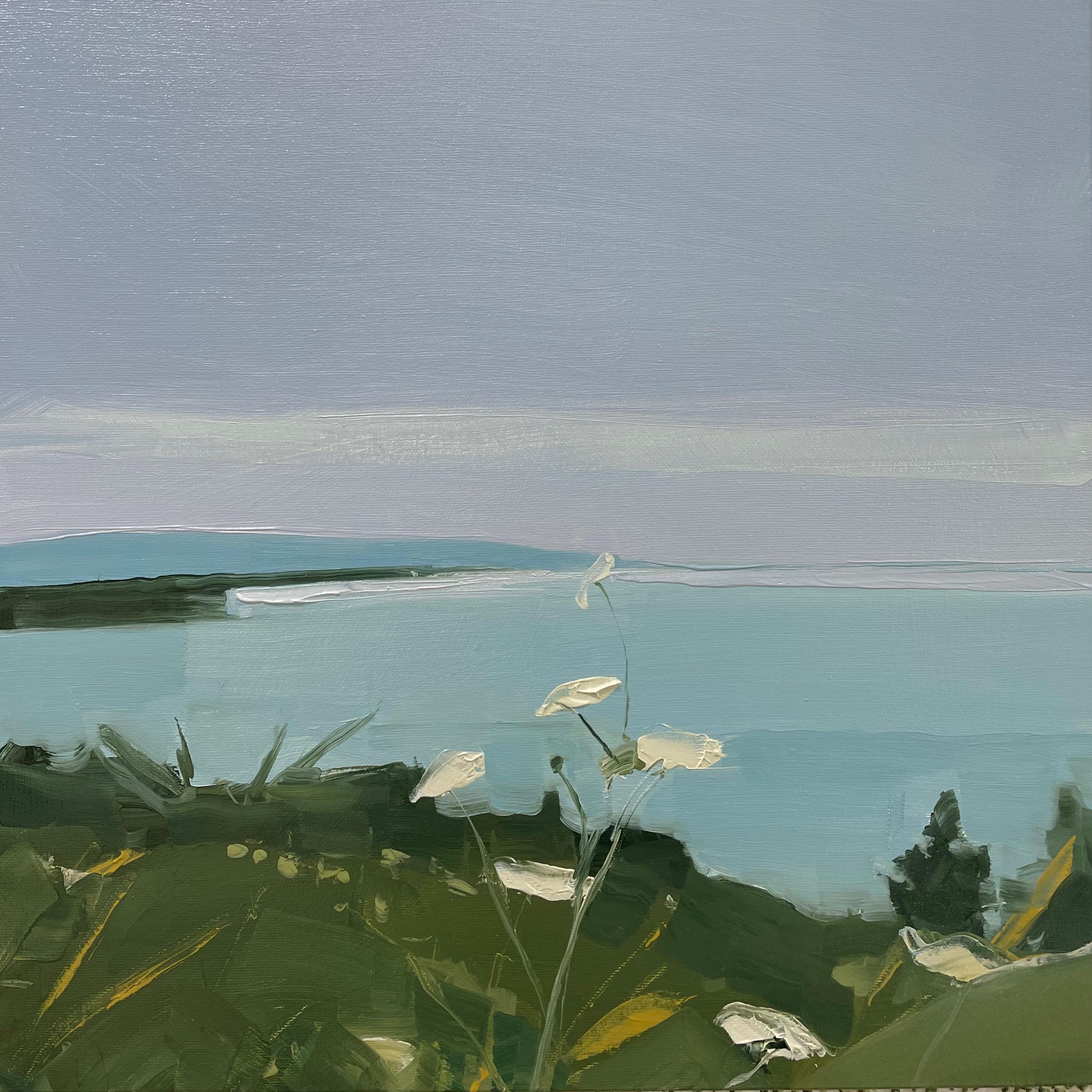 Sara MacCulloch "Cape Breton Coast" - Beach scene oil on canvas 