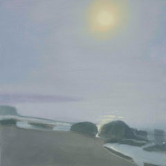 Sara MacCulloch "Fog sunrise at crystal crescent" 2025, oil on board
