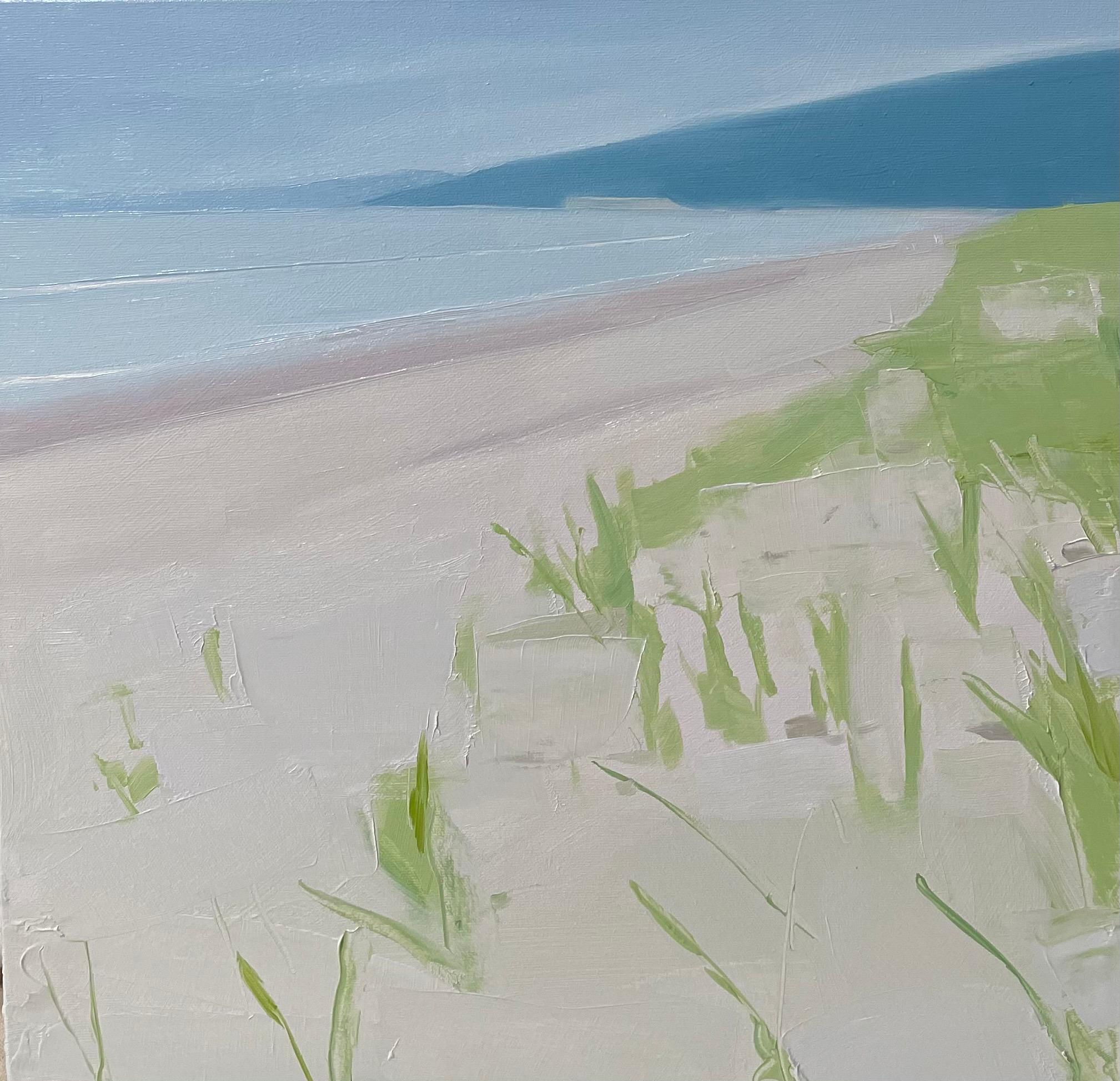 Sara MacCulloch
Puerto Sur , 2021
óleo sobre lienzo
16 x 16 pulg.
(macc083)

Este óleo original sobre lienzo de Sara MacCulloch representa una serena y hermosa escena de playa costera en South Harbour, Nueva Escocia, en tonos azules, grises,
