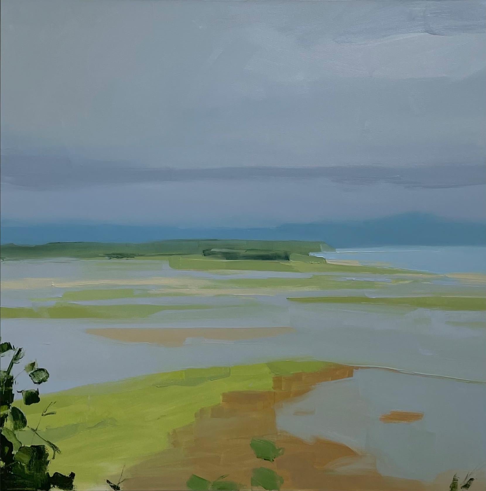 Landscape Painting de Sara MacCulloch - "View from Meredith's" 2025 oil on canvas