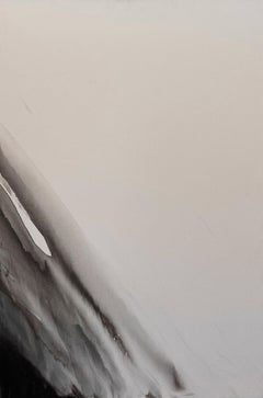"Descenso empinado" de Sara Melzer, Abstracto en blanco y negro