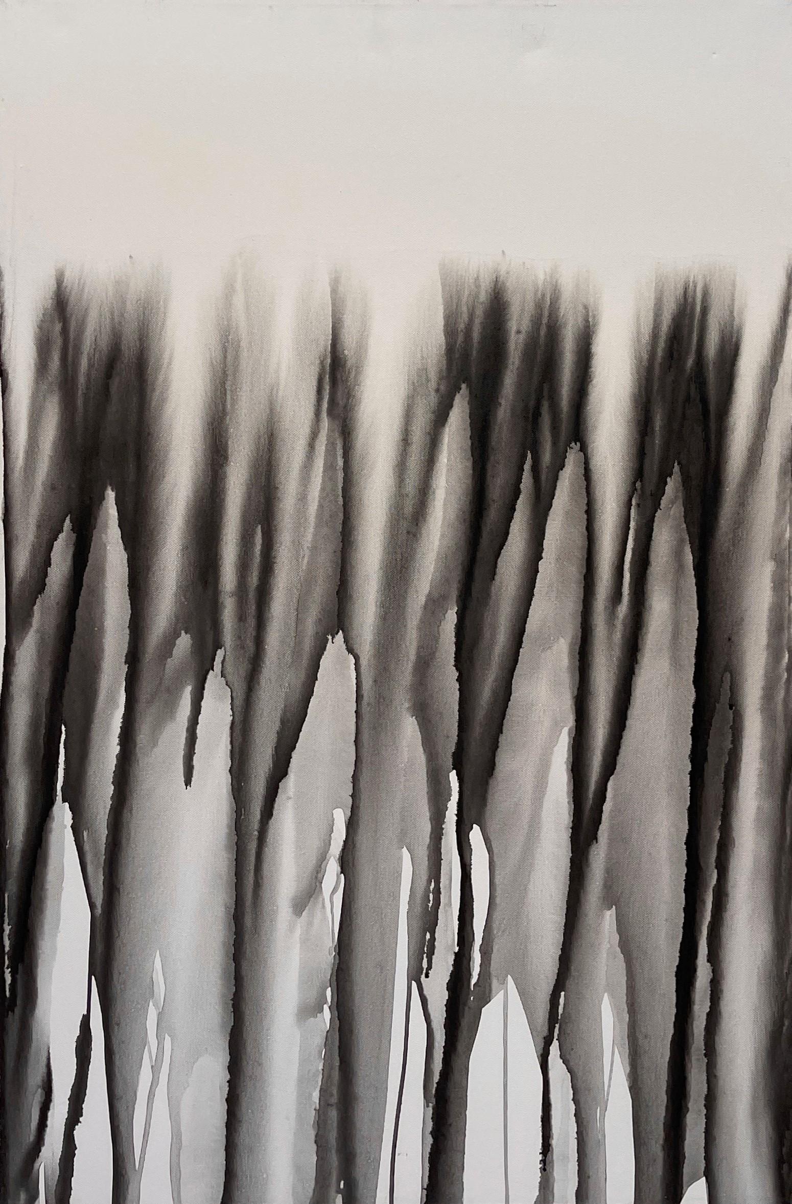 "Profundidades inimaginables" de Sara Melzer, Abstracto en blanco y negro