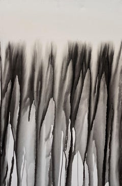 "Unimaginable Depths" by Sara Melzer, Black & White Abstract