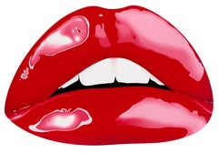 Rossa Corsa, Contemporary fashion, lip stick, pop art painting