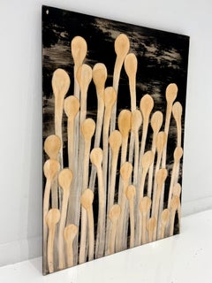 Sara Skaaning Pintura al óleo sobre tabla