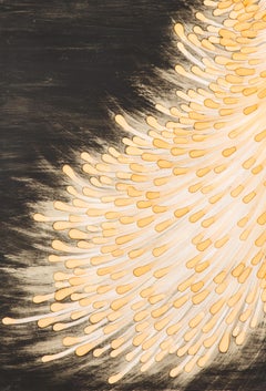 Sara Skaaning Pintura sobre tabla "Ahí dentro, ahí fuera, en alguna parte", Dinamarca 2015