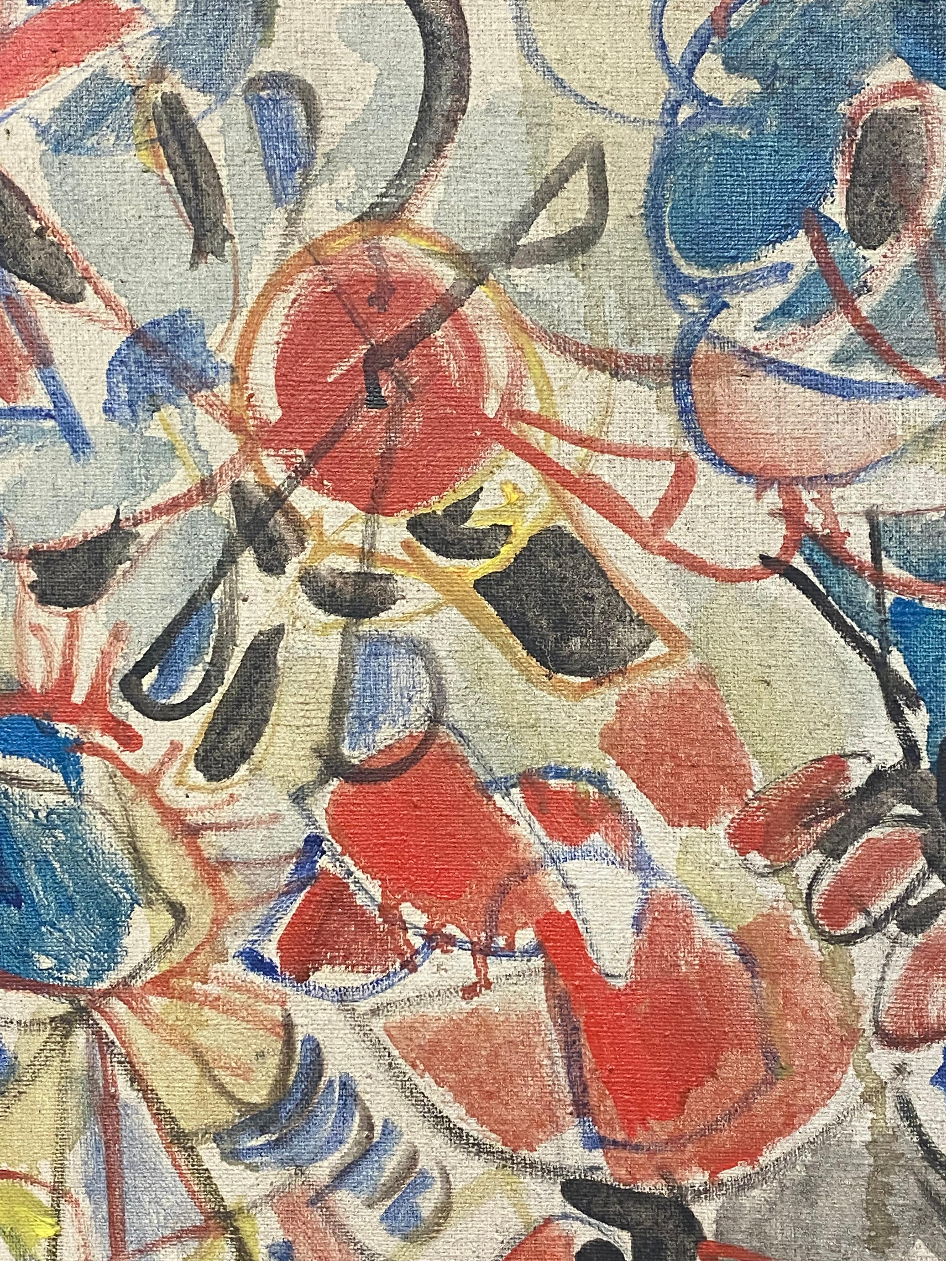 Sara Skolnik: „Flight of Fancy“, abstraktes expressionistisches Gemälde, 1960er Jahre im Angebot 3